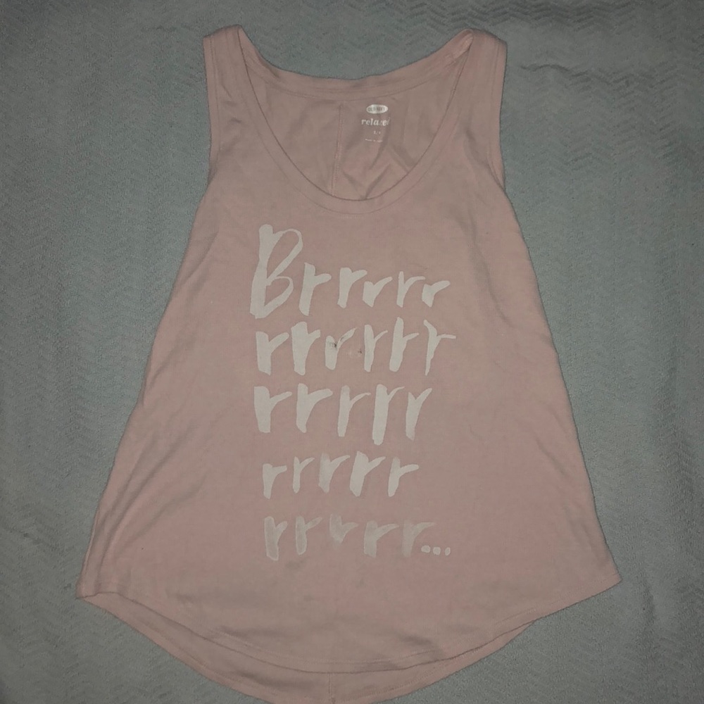 Relaxed “BRRRRR” tank top